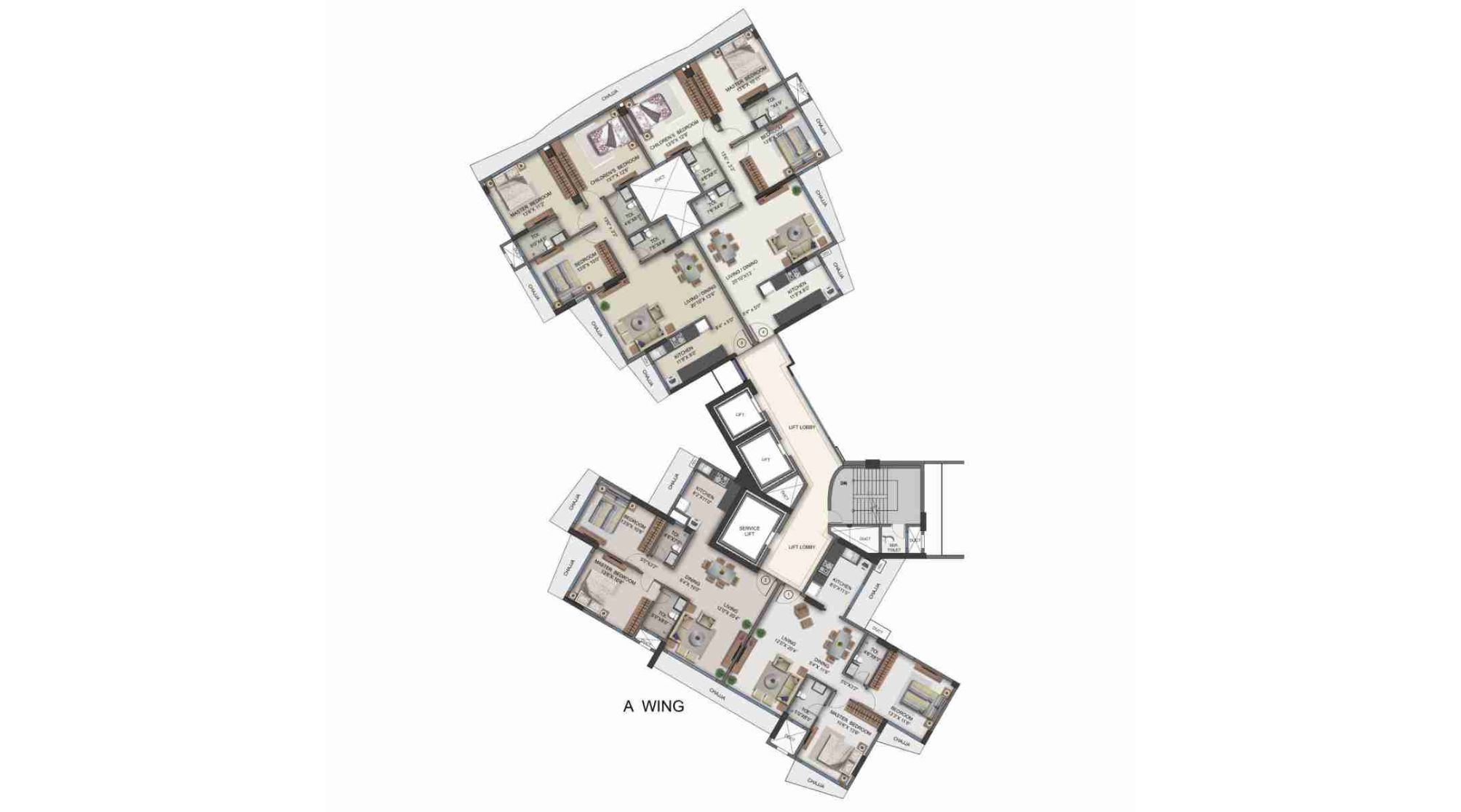 Naman-Habitat-Floor-Plan-Wing-A