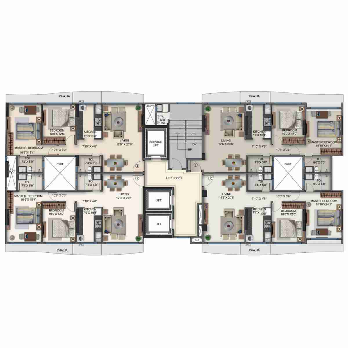 Naman-Habitat-Floor-Plan-Wing-B